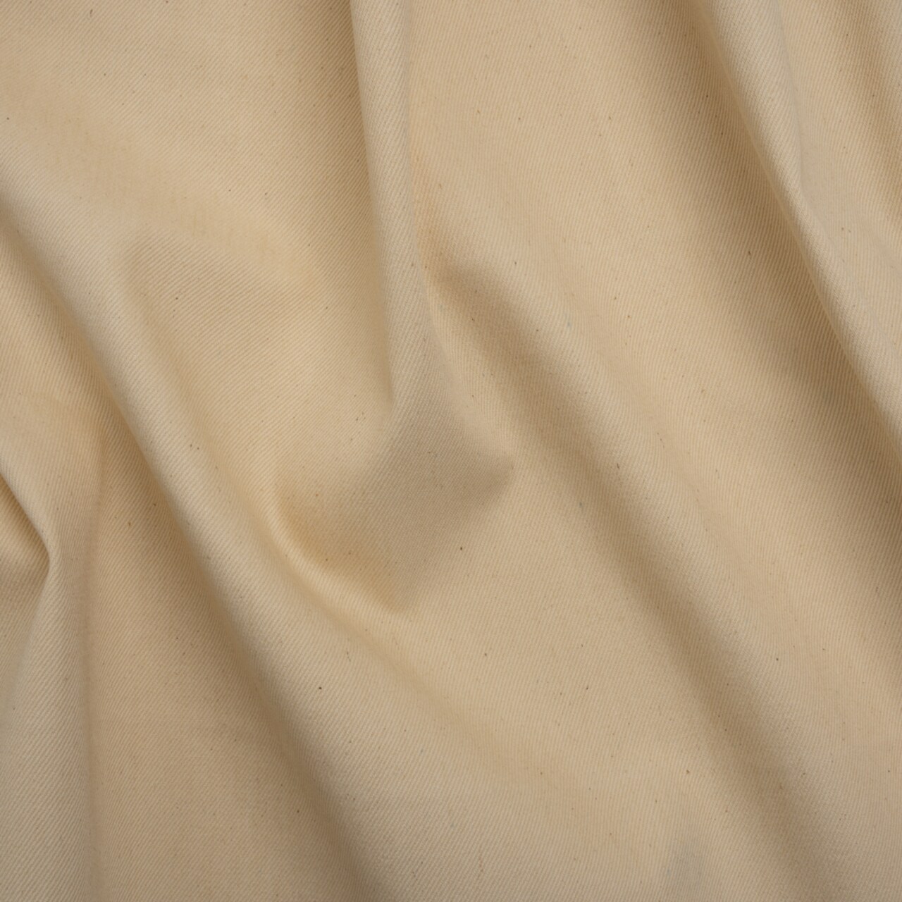 1 Yard Rigid Cotton Denim Twill - Ecru – Deadstock 64’’ Width